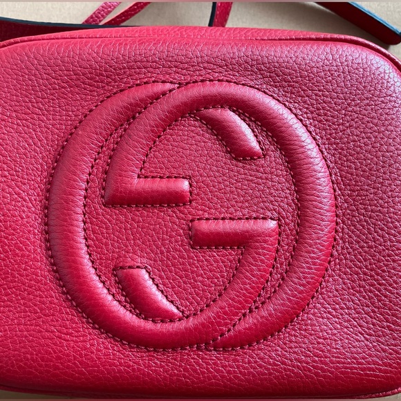 Gucci Red Soho disco bag - Picture 4 of 6